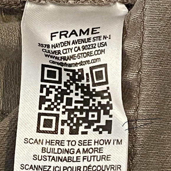 FRAME L'HOMME SLIM TWILL JEANS IN GARAGE GRIME NWOT MEN'S SIZE 30 - Picture 13 of 16